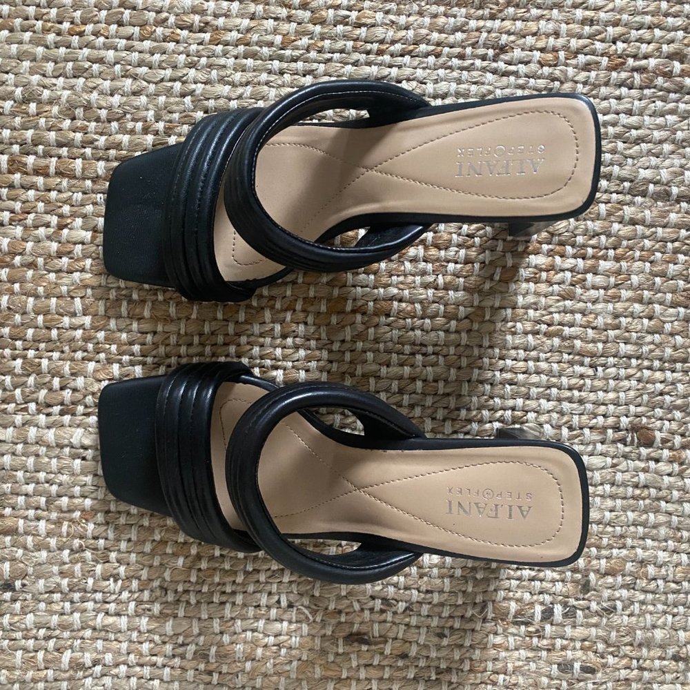 Alfani Women's Stantonn Quilted Slide Dress Sandals, Created for Macy's